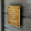 Dørskilt Elegant Bakplate, Gull - Bilde 2