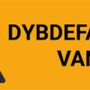 Dybdefall i vann – ISO 7010 - Bilde 2