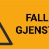 Fallende gjentander – ISO 7010 - Bilde 2