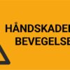 Håndskader fra rask bevegelse i presse – ISO 7010 - Bilde 2