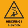 Hindring i høyden – ISO 7010