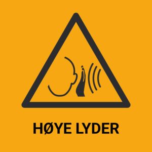 Høye lyder – ISO 7010