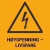 Høyespenning livsfare – ISO 7010