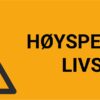 Høyespenning livsfare – ISO 7010 - Bilde 2