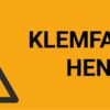 Klemfare for hender – ISO 7010 - Bilde 2
