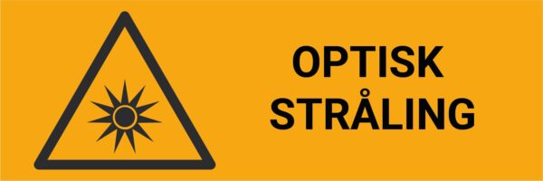 Optisk stråling – ISO 7010 - Bilde 2