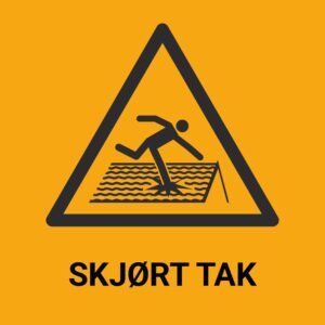 Skjørt tak – ISO 7010