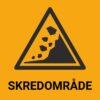 Skredområde – ISO 7010