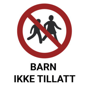 Barn ikke tillatt – ISO 7010