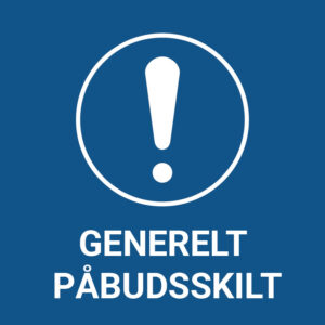 Generelt påbudsskilt – ISO 7010