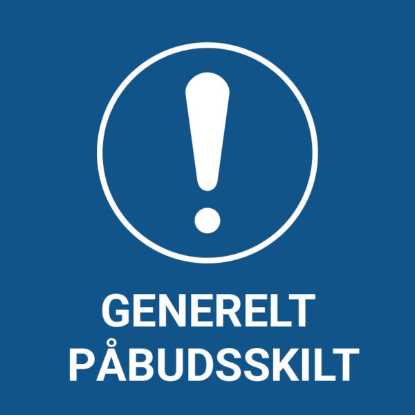 Generelt påbudsskilt – ISO 7010