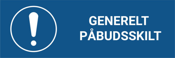 Generelt påbudsskilt – ISO 7010 - Bilde 2