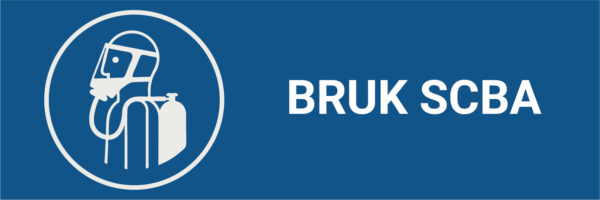 Bruk SCBA – ISO 7010 - Bilde 2
