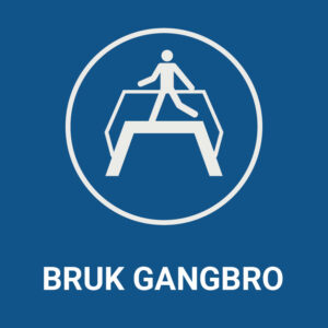 Bruk fotbro – ISO 7010