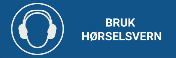 Bruk hørselsvern – ISO 7010 - Bilde 2