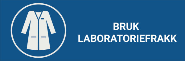 Bruk laboratoriefrakk – ISO 7010 - Bilde 2