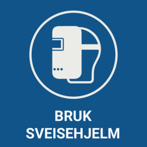 Bruk sveisehjelm – ISO 7010