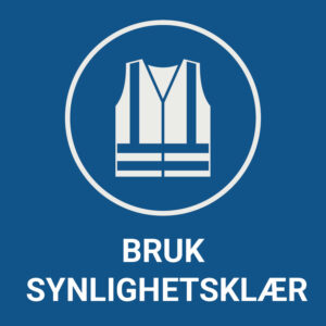 Bruk synlighetsklær – ISO 7010