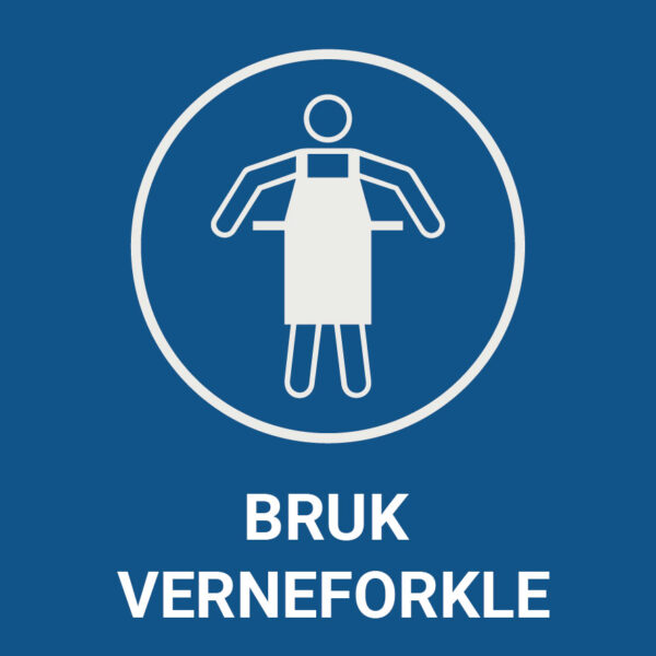 Bruk verneforkle – ISO 7010