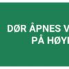 Dør åpnes ved å skyve på høyre side – ISO 7010 - Bilde 2