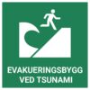 Evakueringsbygg ved tsunami – ISO 7010