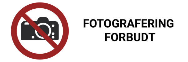Fotografering forbudt – ISO 7010 - Bilde 2