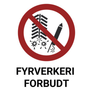 Fyrverkeri forbudt – ISO 7010