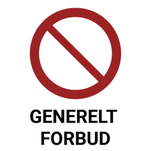 Generelt forbud – ISO 7010