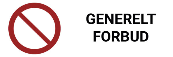 Generelt forbud – ISO 7010 - Bilde 2