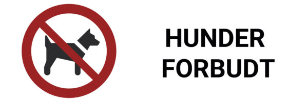 Hunder forbudt – ISO 7010 - Bilde 2