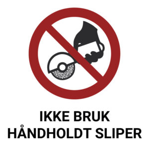 Ikke bruk fottøy med metallknotter – ISO 7010