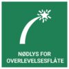 Nødlys for overlevelsesflåte – ISO 7010