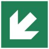 Retningspil 45 grader venstre – ISO 7010