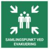 Samlingspunkt ved evakuering – ISO 7010